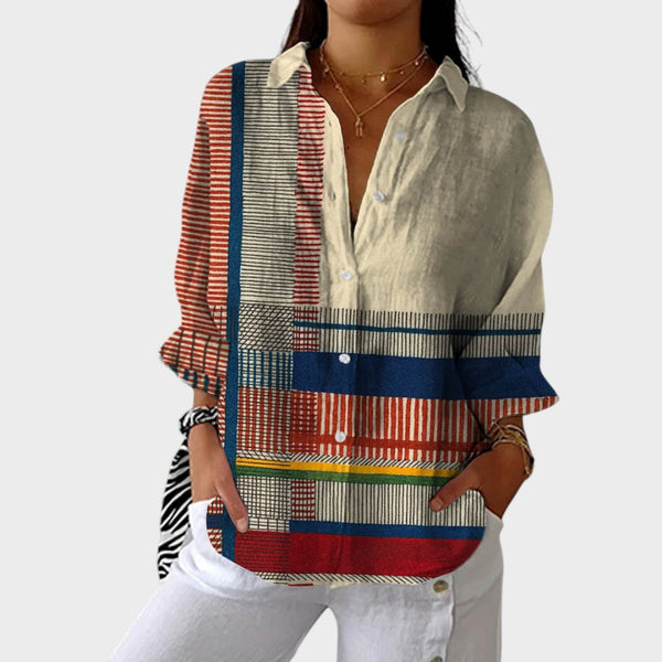 Catherine | Printed Blouse