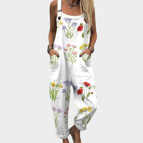 Amanda | Comfortable Printed Overalls