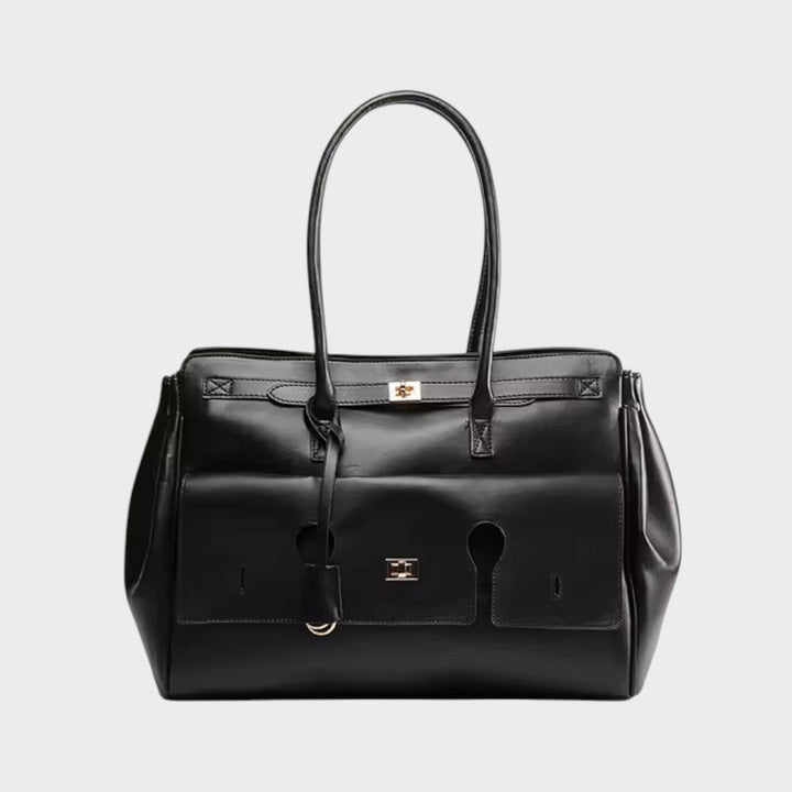 Valentina | Black Tote Bag