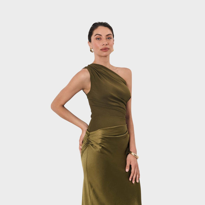 Aurora | Elegant One-Shoulder Dress