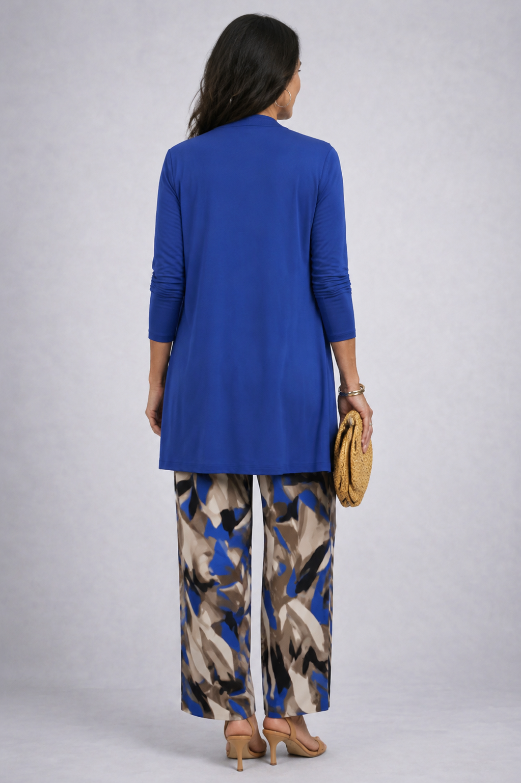 Fleurette | Steel Blue Trouser Set — view 3
