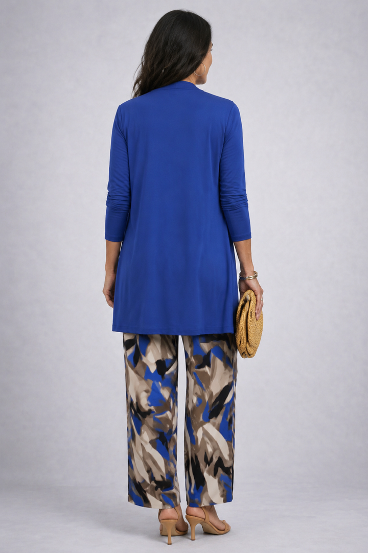 Fleurette | Steel Blue Trouser Set — view 3