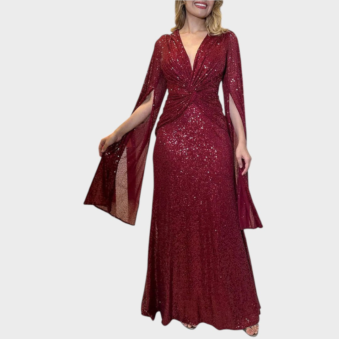 Nerma | Shiny Maxi Dress