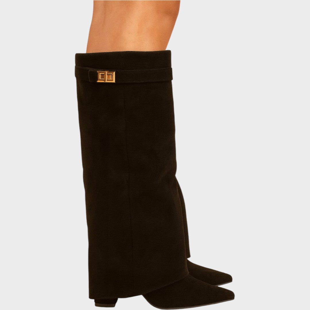 Lunara | Suede High-Top Boots