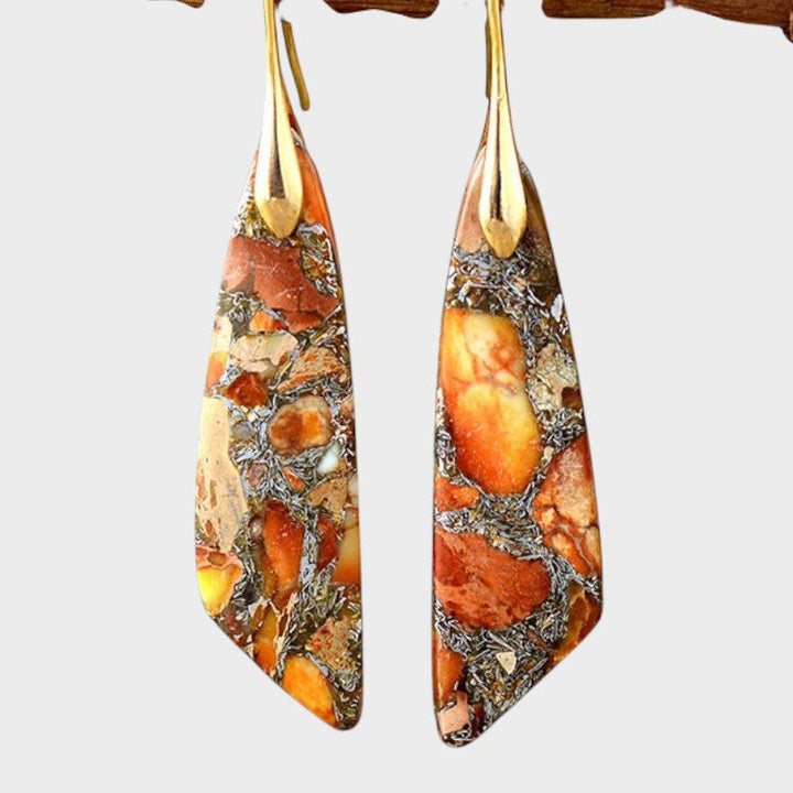 Ala | Earrings with Colored Stones