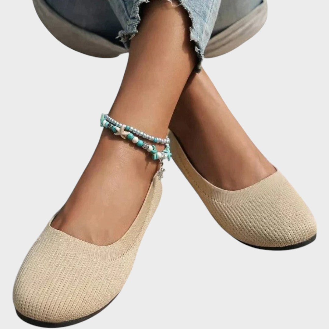 Pamela | Elastic Orthopedic Flats