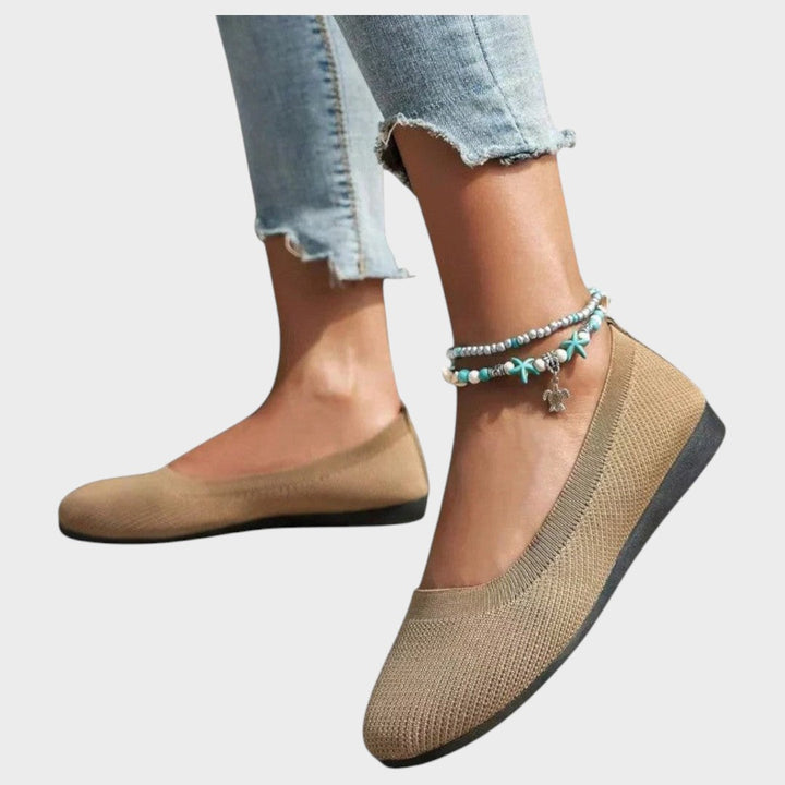 Pamela | Elastic Orthopedic Flats