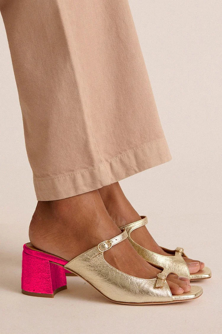 Rita | Block Heel Ankle Strap Heels