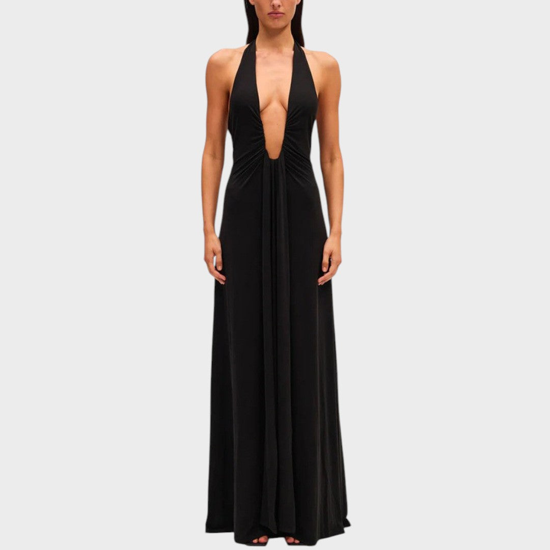 Inala | Dress with Deep Neckline