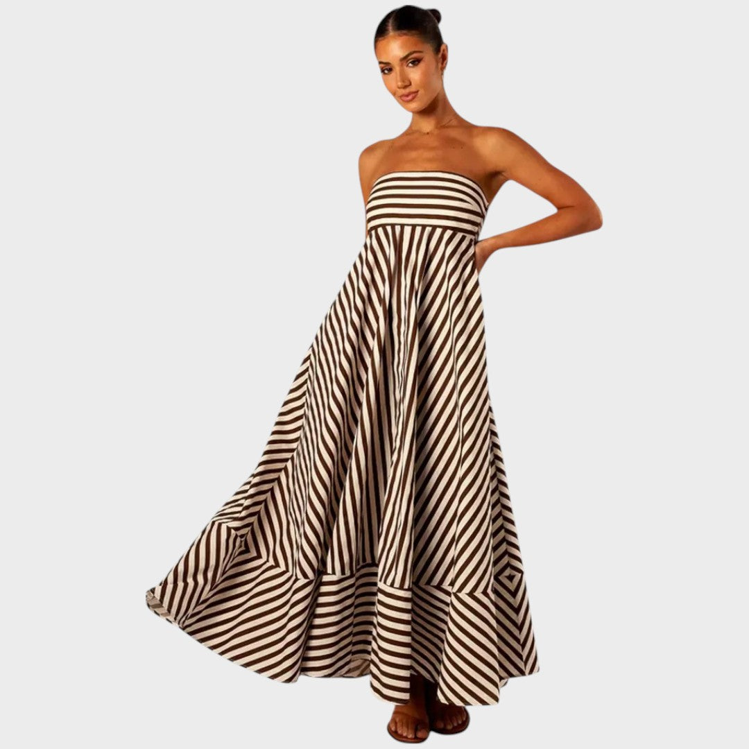 Mira | Strapless Maxi Dress