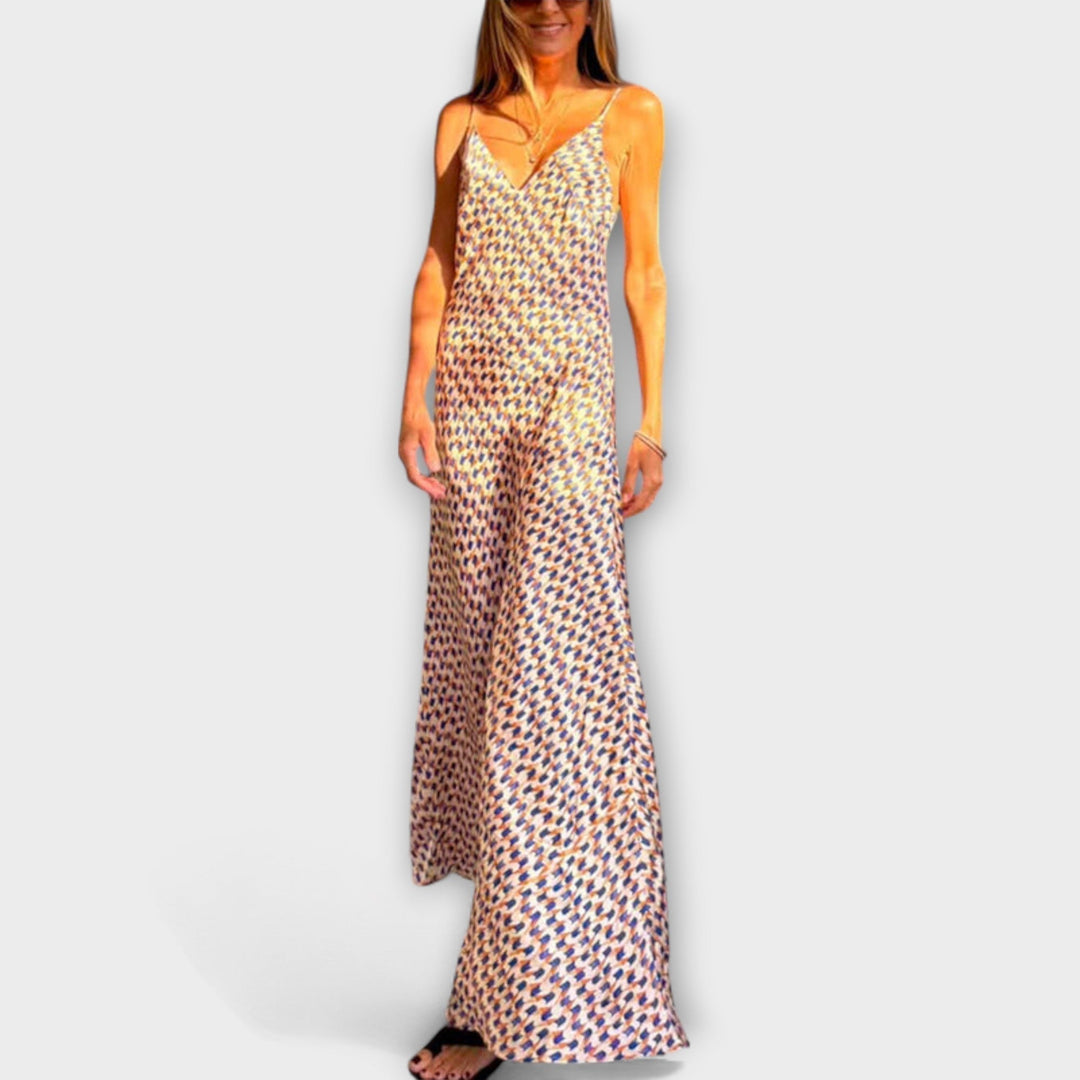 Tove | Elegant maxi dresses with geometric pattern