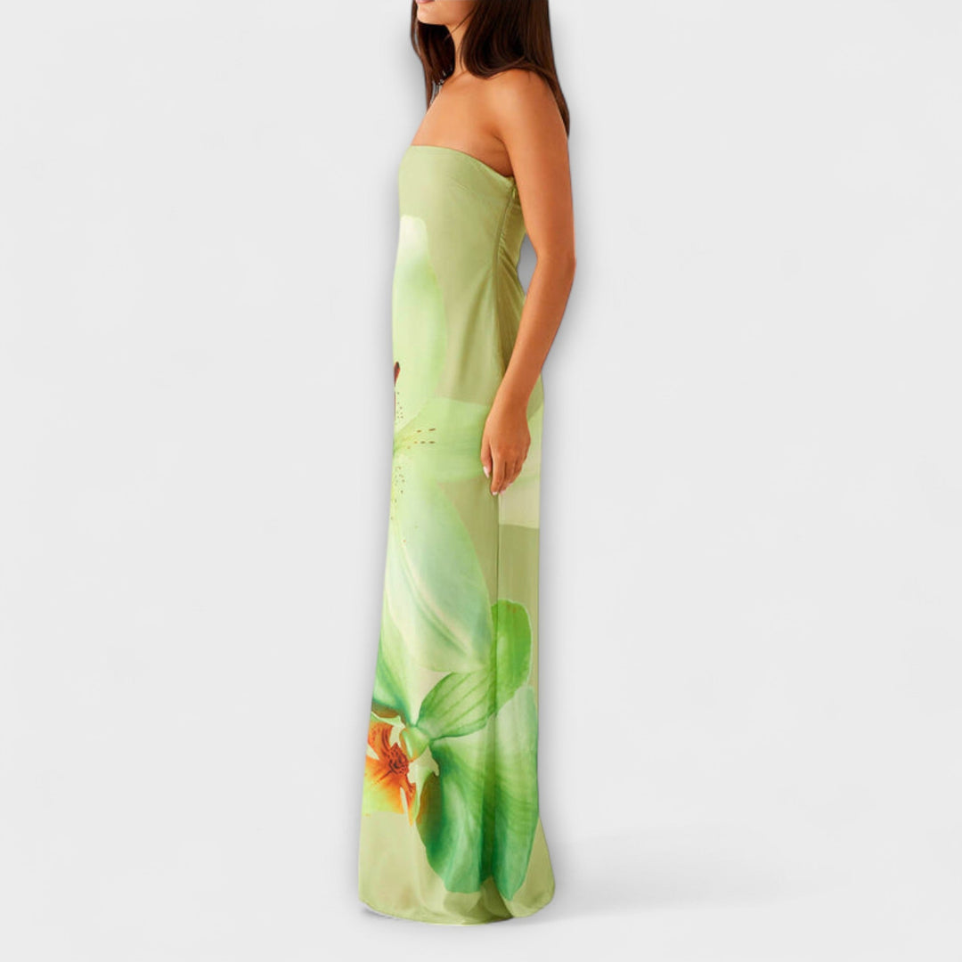 Zephyra |  Maxi Dresses with Off-Shoulder Sleeves