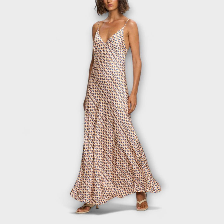 Tove | Elegant maxi dresses with geometric pattern
