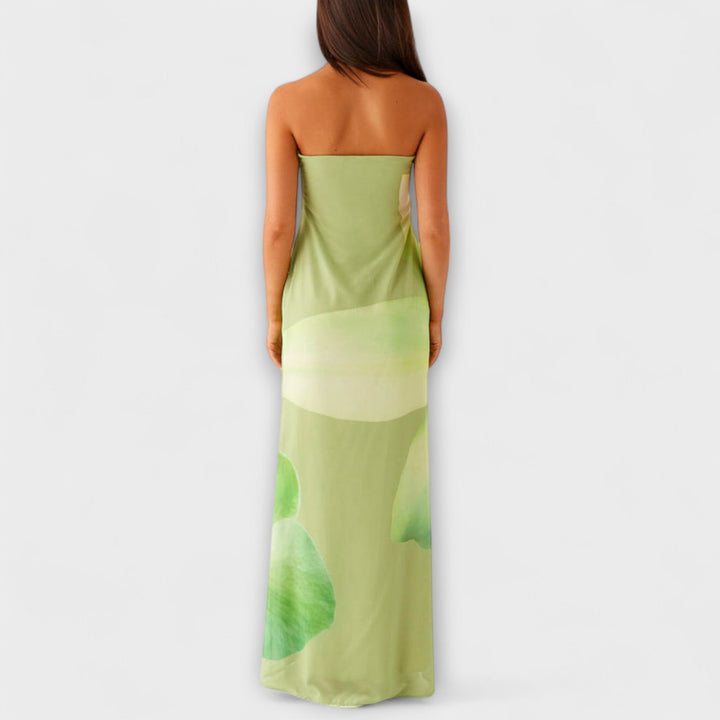 Zephyra |  Maxi Dresses with Off-Shoulder Sleeves