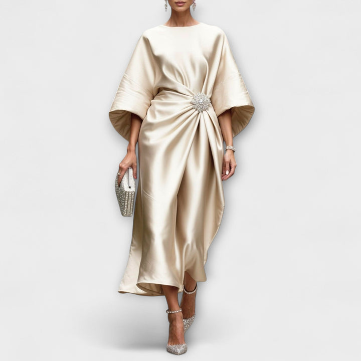 Liora | Luxurious satin maxi dresses with sequins