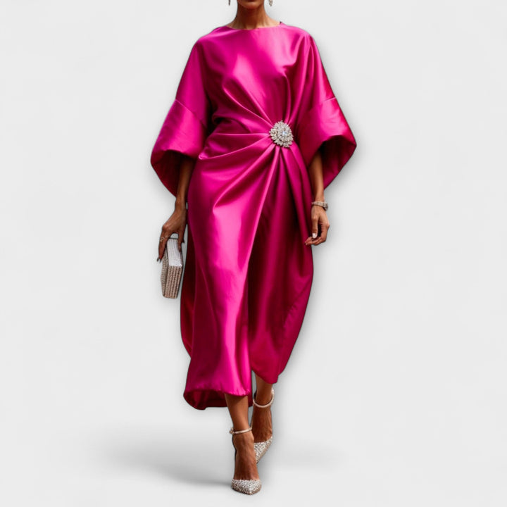 Liora | Luxurious satin maxi dresses with sequins