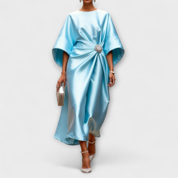 Liora | Luxurious satin maxi dresses with sequins