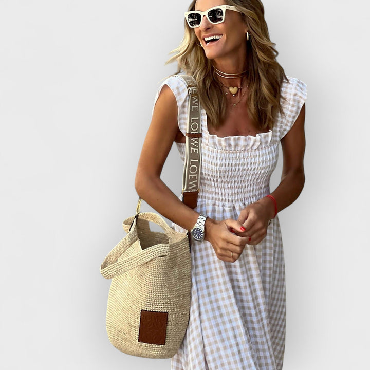 Belle | Maxi Dress with Puff Sleeves