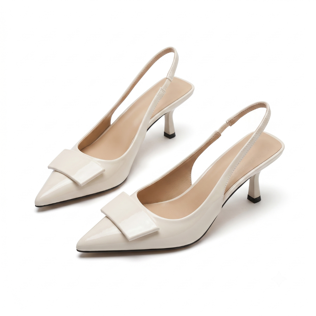 Hannah | Office Slingback Kitten Heels — view 6