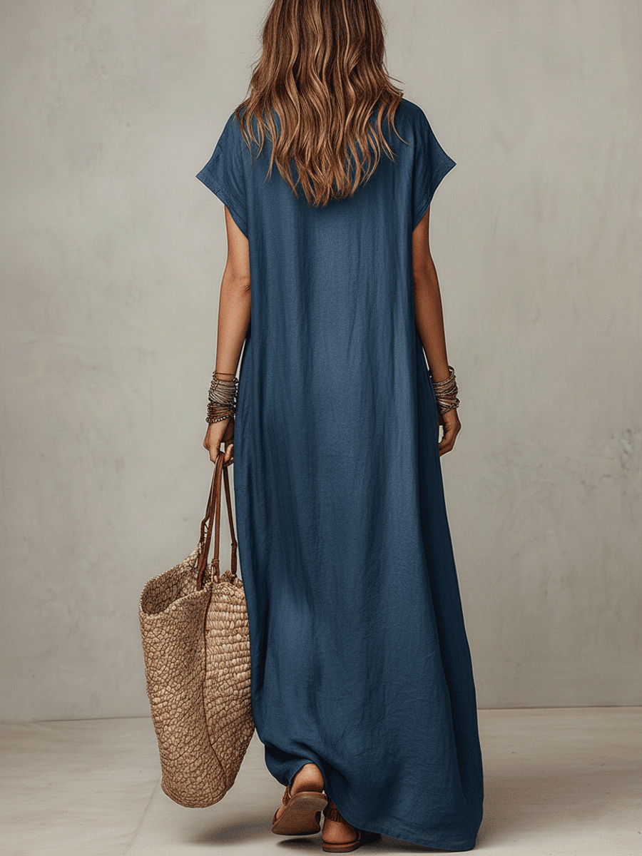 Maple | Relaxed Flow Maxi Dress — view 3