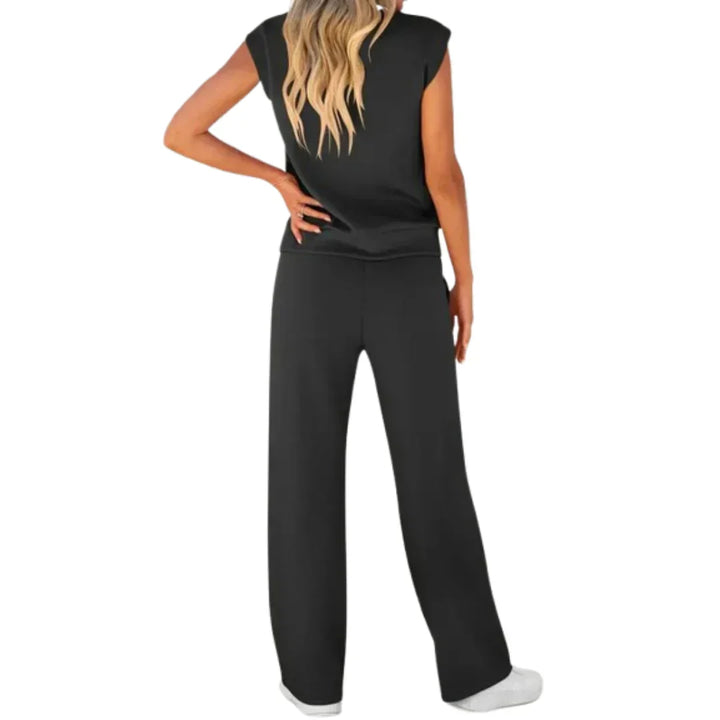 Kaiya | Black Lounge Co-Ord — view 3
