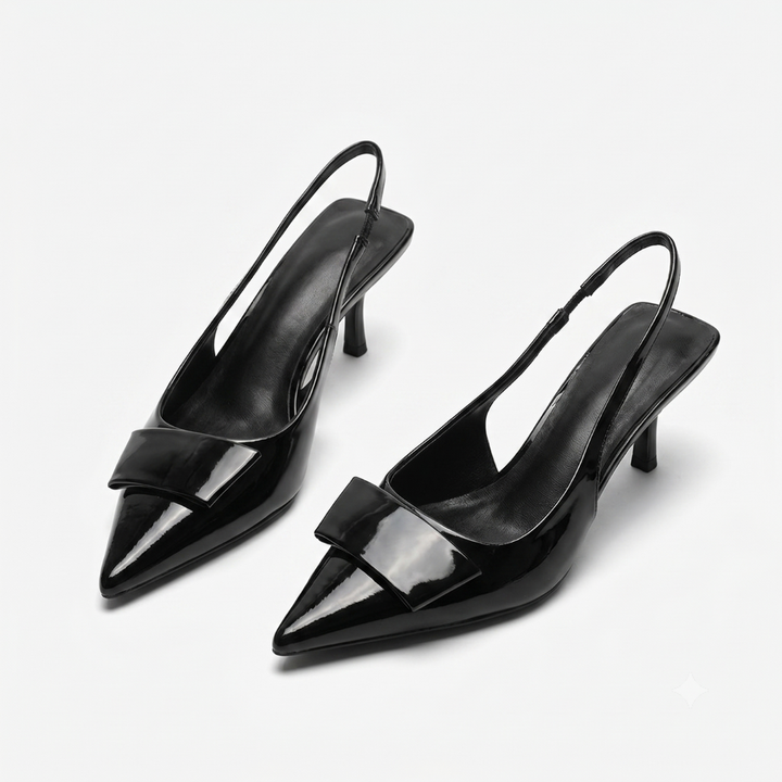Hannah | Office Slingback Kitten Heels — view 2