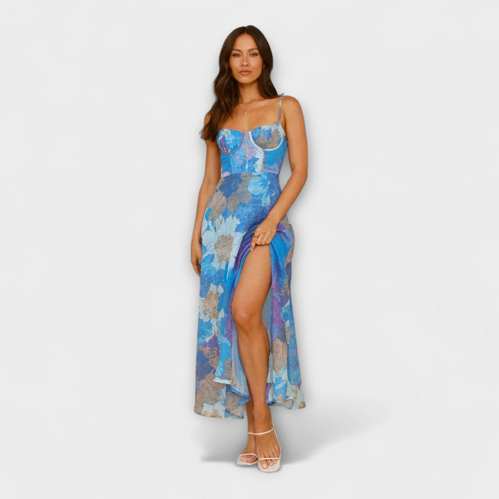 Audrey | Floral Print Dress for Women - Stylish and Attractive