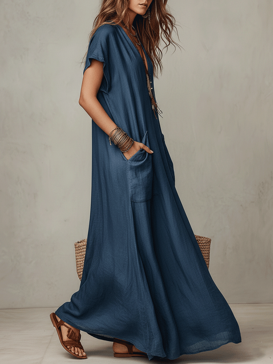 Maple | Relaxed Flow Maxi Dress — view 2