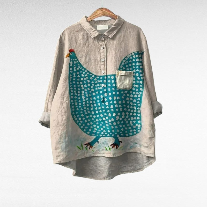 Céline | Light Yellow Breezy Summer Blouse