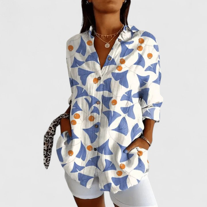 Ivy | Elegant Floral Blouse
