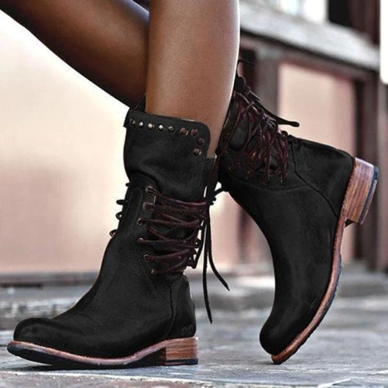 Mary | White Adjustable Comfort Boots — view 2