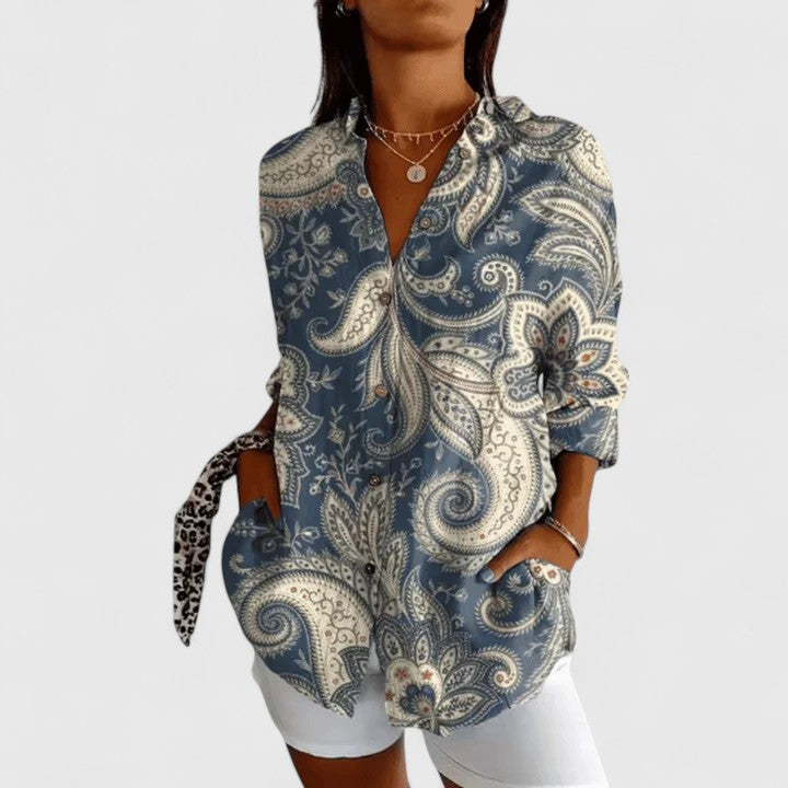 Ivy | Elegant Floral Blouse