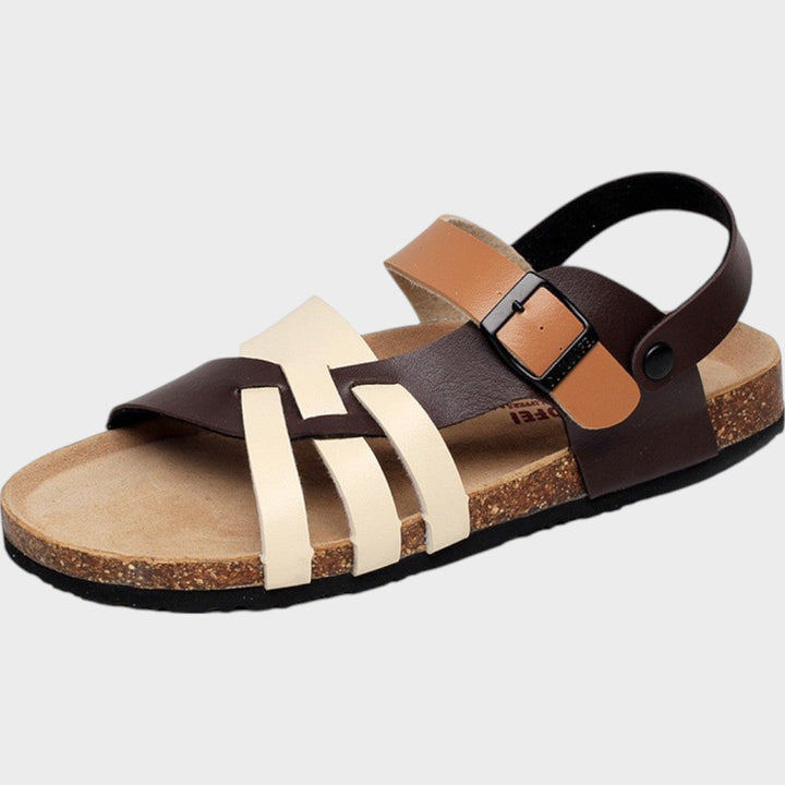 Cecília | Adjustable Orthopedic Leather Sandals