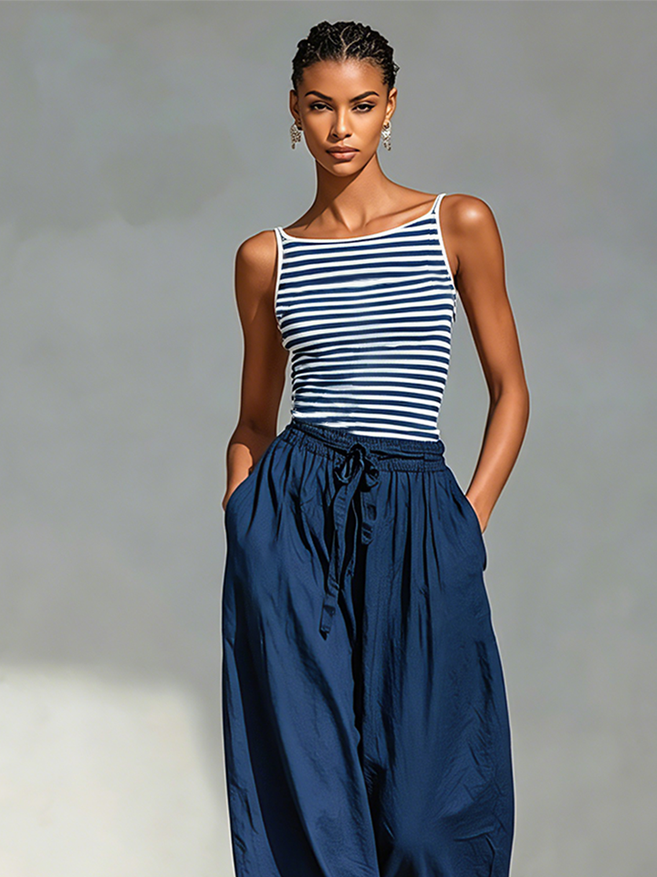 Alice | Striped Cotton Set — view 3