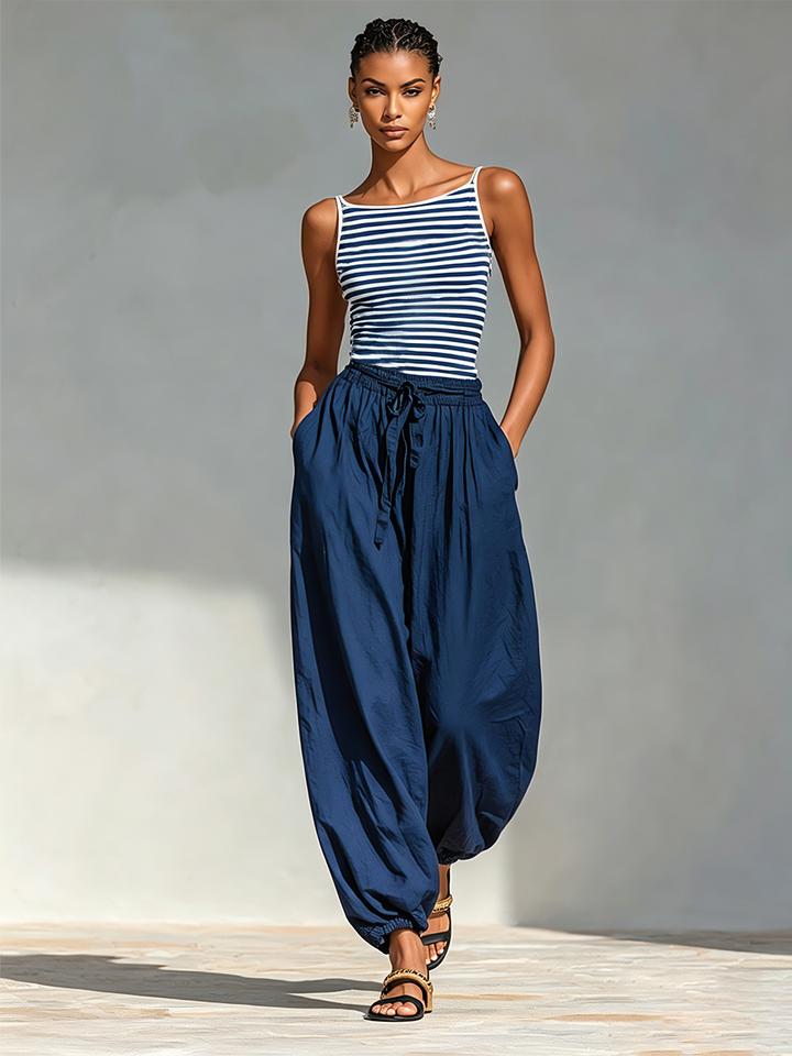 Alice | Striped Cotton Set — view 2