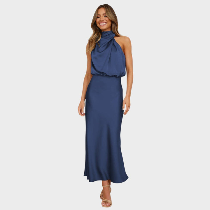 Chantal | Elegant Satin Dress