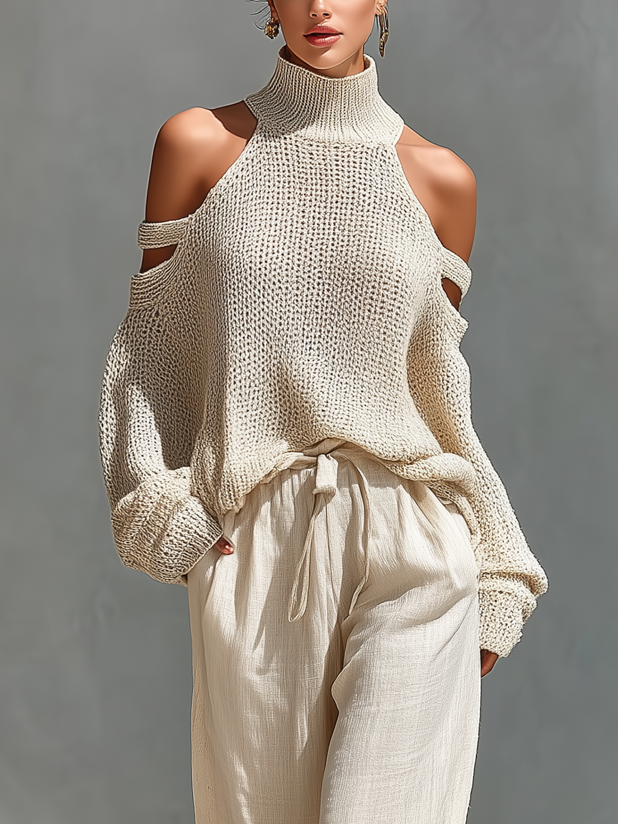 Sophie | Beige Knit Set — view 5
