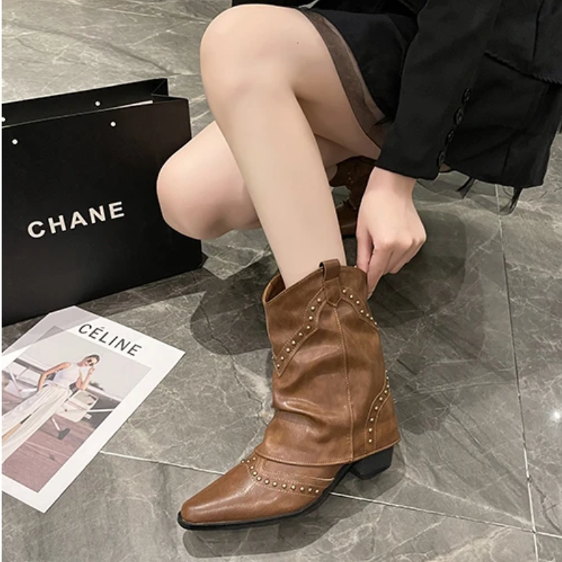 Sierra | Studded Western Boots — view 9