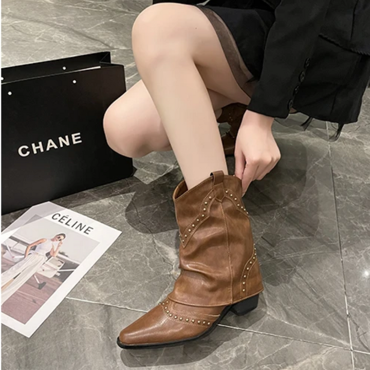 Sierra | Studded Western Boots — view 9