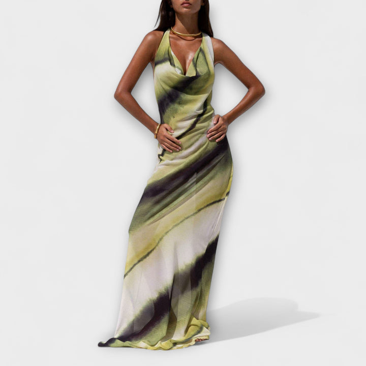 Jessica | Classic maxi dresses with gradient and tie-dye
