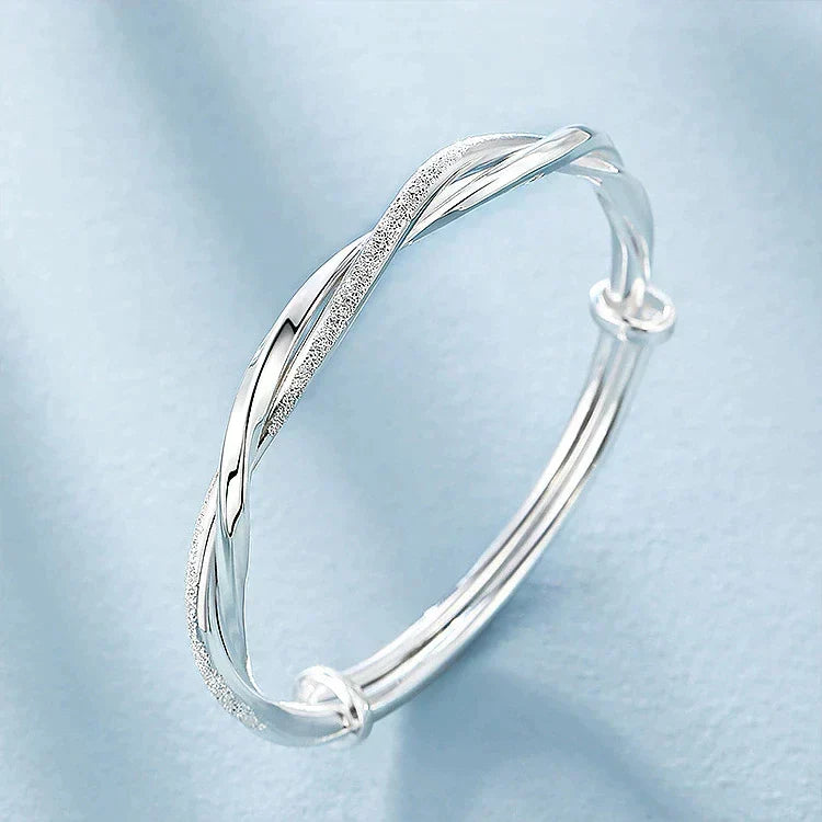 Rosalind | Braided Silver-Tone Bracelet — view 6