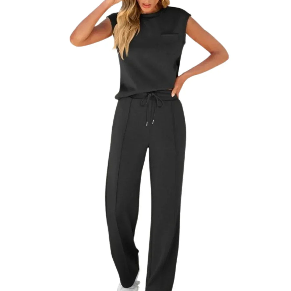Kaiya | Black Lounge Co-Ord — view 2
