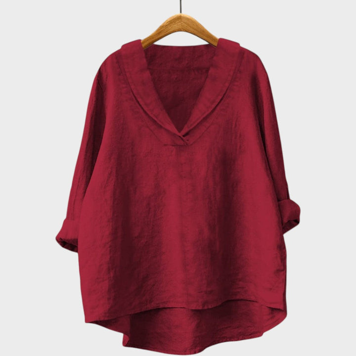 Evelyn | Elegant Breezy Summer Blouse