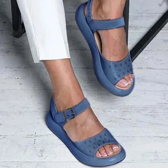 Hera | Green Platform Mary Jane Shoes — view 3