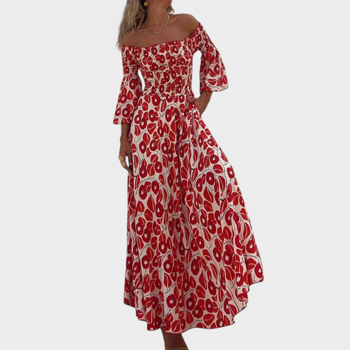 Veri | Off-Shoulder Dress with Elastic Waist