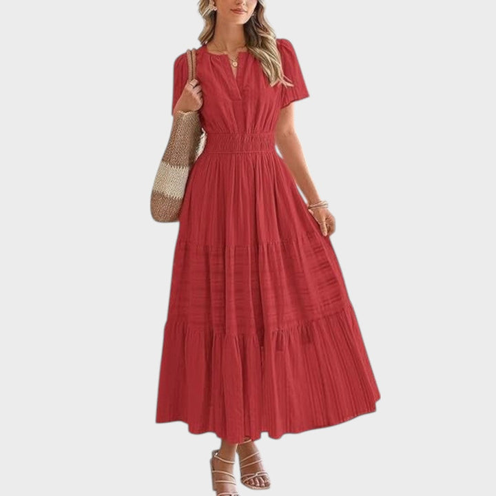 Zaza | Long Dress with Elastic Waist
