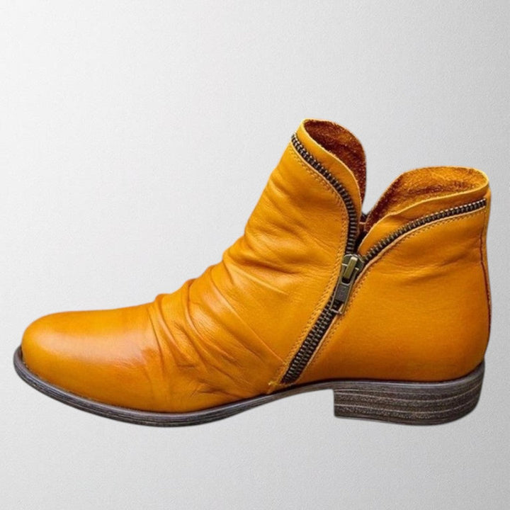 Lisa | Brown Block Boots — view 5