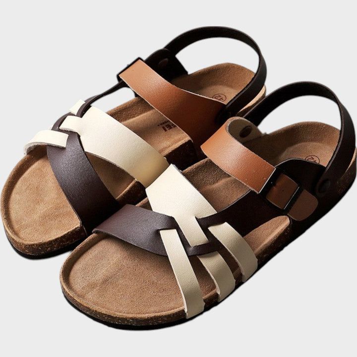 Cecília | Adjustable Orthopedic Leather Sandals