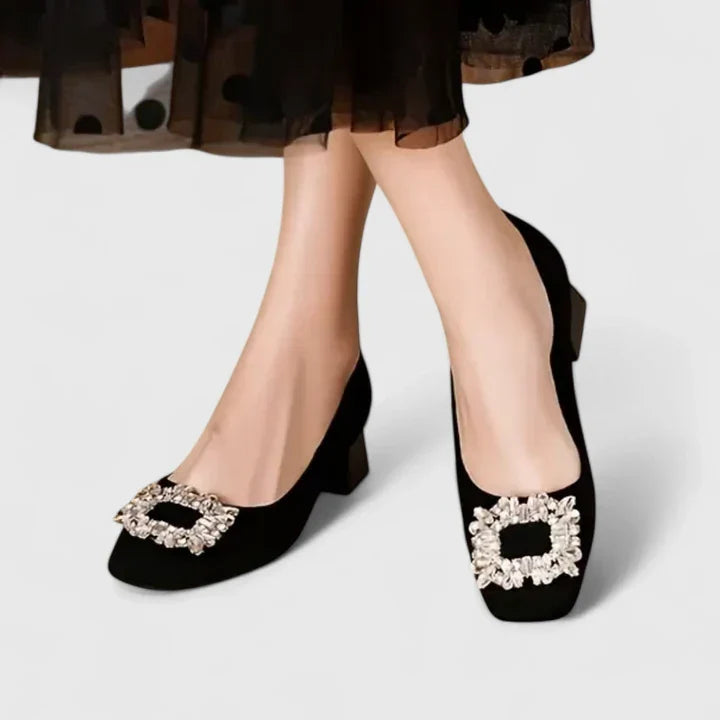 Julianyssa | Beige Cushioned Heels — view 5