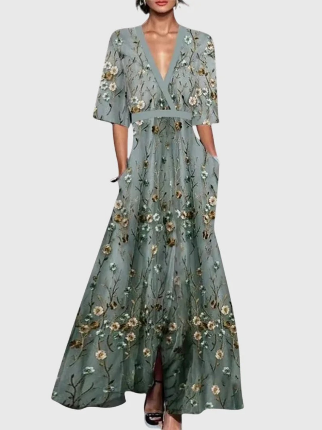 Christelle | Elegant Spring Maxi Dress